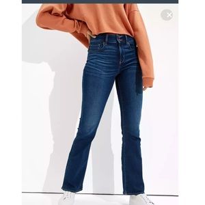 AE Skinny kick flare Jean 360 super stretch